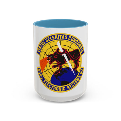 638th Electronic Systems Squadron (U.S. Air Force) Accent Coffee Mug