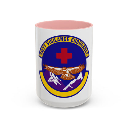 17 Operational Medical Readiness Squadron AETC (U.S. Air Force) Accent Coffee Mug