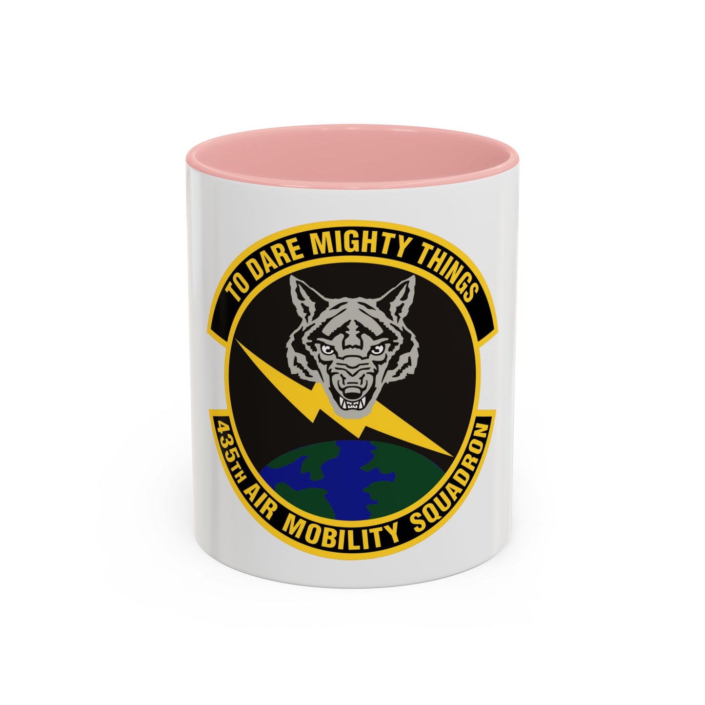 435th Air Mobility Squadron (U.S. Air Force) Accent Coffee Mug