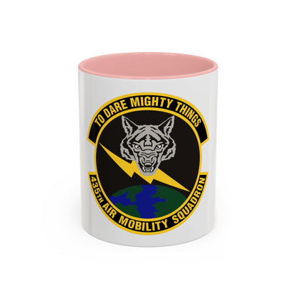 435th Air Mobility Squadron (U.S. Air Force) Accent Coffee Mug