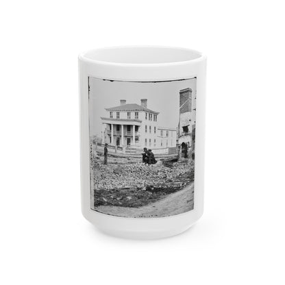 Charleston, S.C. O'connor House; Another View (U.S. Civil War) White Coffee Mug