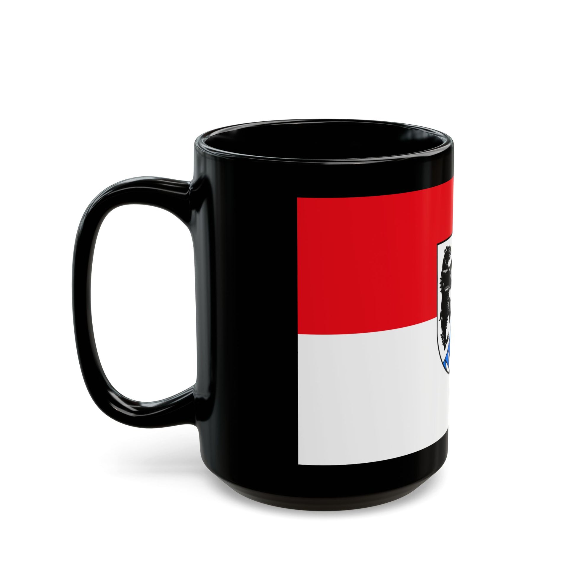 Flag of Freyung Grafenau Germany - Black Coffee Mug-Go Mug Yourself