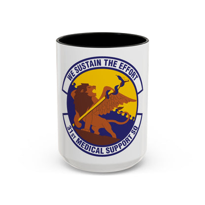 31st Medical Support Squadron (U.S. Air Force) Accent Coffee Mug