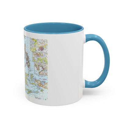 Asia - Southeast (1961) (Map) Accent Coffee Mug