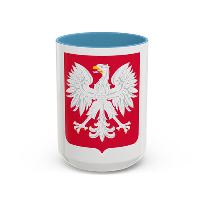 Coat of arms of Poland (1980-1990) - Accent Coffee Mug