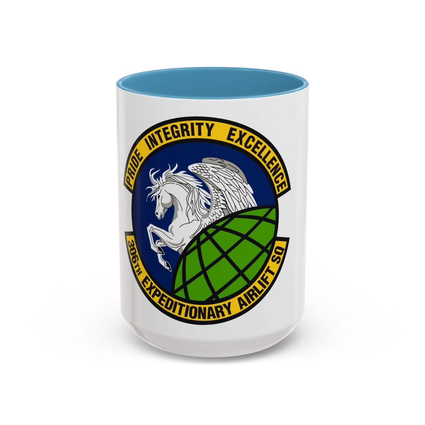 306th Expeditionary Airlift Squadron (U.S. Air Force) Accent Coffee Mug