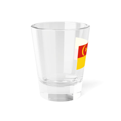 Flag of Selangor pre 1965 Malaysia - Shot Glass 1.5oz