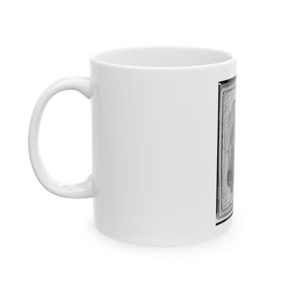 Pvt. Frank A. Remington And Two Other Union Soldiers, Full-Length Portrait, Facing Front (U.S. Civil War) White Coffee Mug