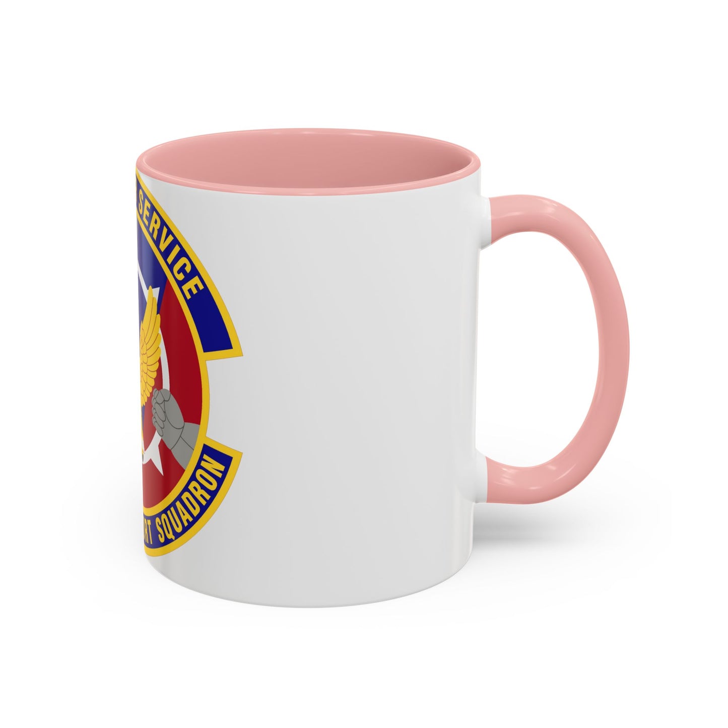 87 Force Support Squadron AMC (U.S. Air Force) Accent Coffee Mug