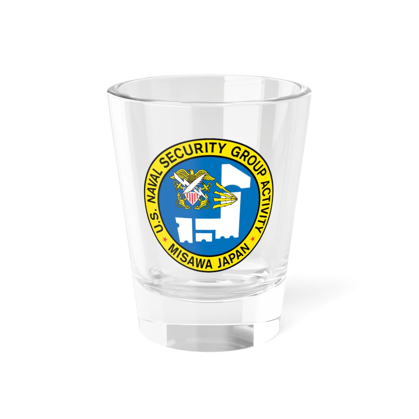 US Naval Security Group Activity Misawa Japan (U.S. Navy) Shot Glass 1.5oz