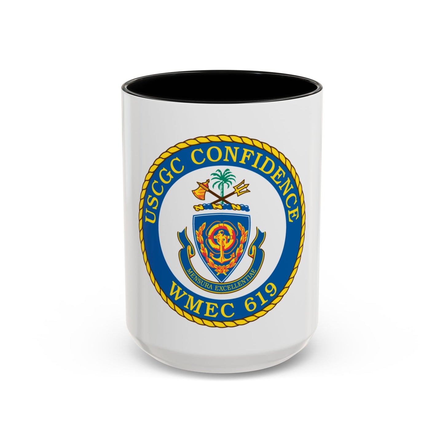 USCGC Confidence WMEC 619 (U.S. Coast Guard) Accent Coffee Mug