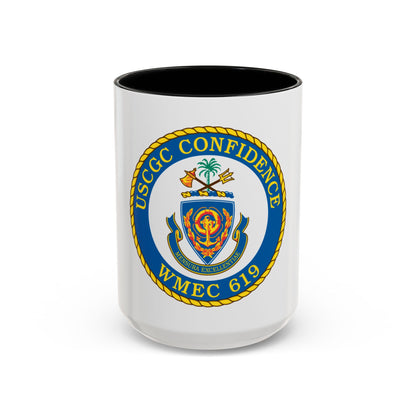 USCGC Confidence WMEC 619 (U.S. Coast Guard) Accent Coffee Mug
