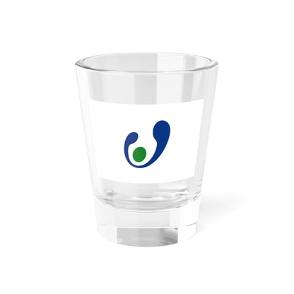 Flag of Asahi Chiba (Japan) Shot Glass 1.5oz