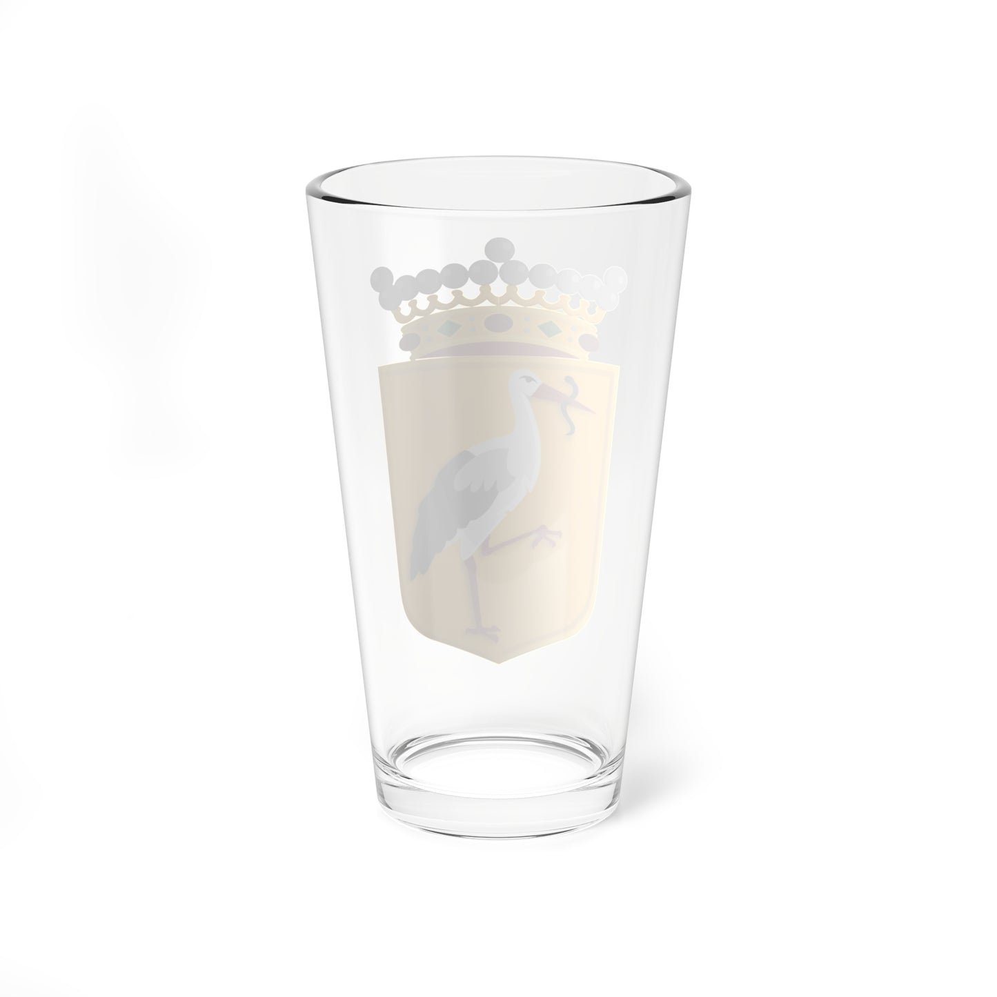 Den Haag wapen zonder schildhouders (Netherlands) (Coat of Arms) Pint Glass 16oz