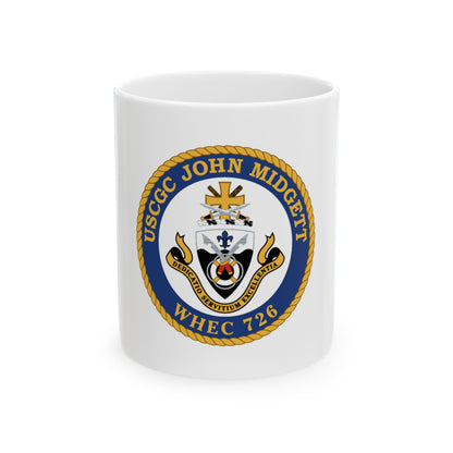 USCGC John Midgett WHEC 726 (U.S. Coast Guard) White Coffee Mug