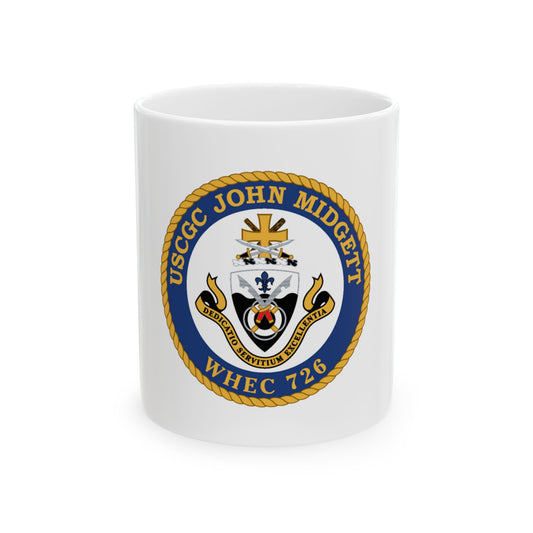 USCGC John Midgett WHEC 726 (U.S. Coast Guard) White Coffee Mug