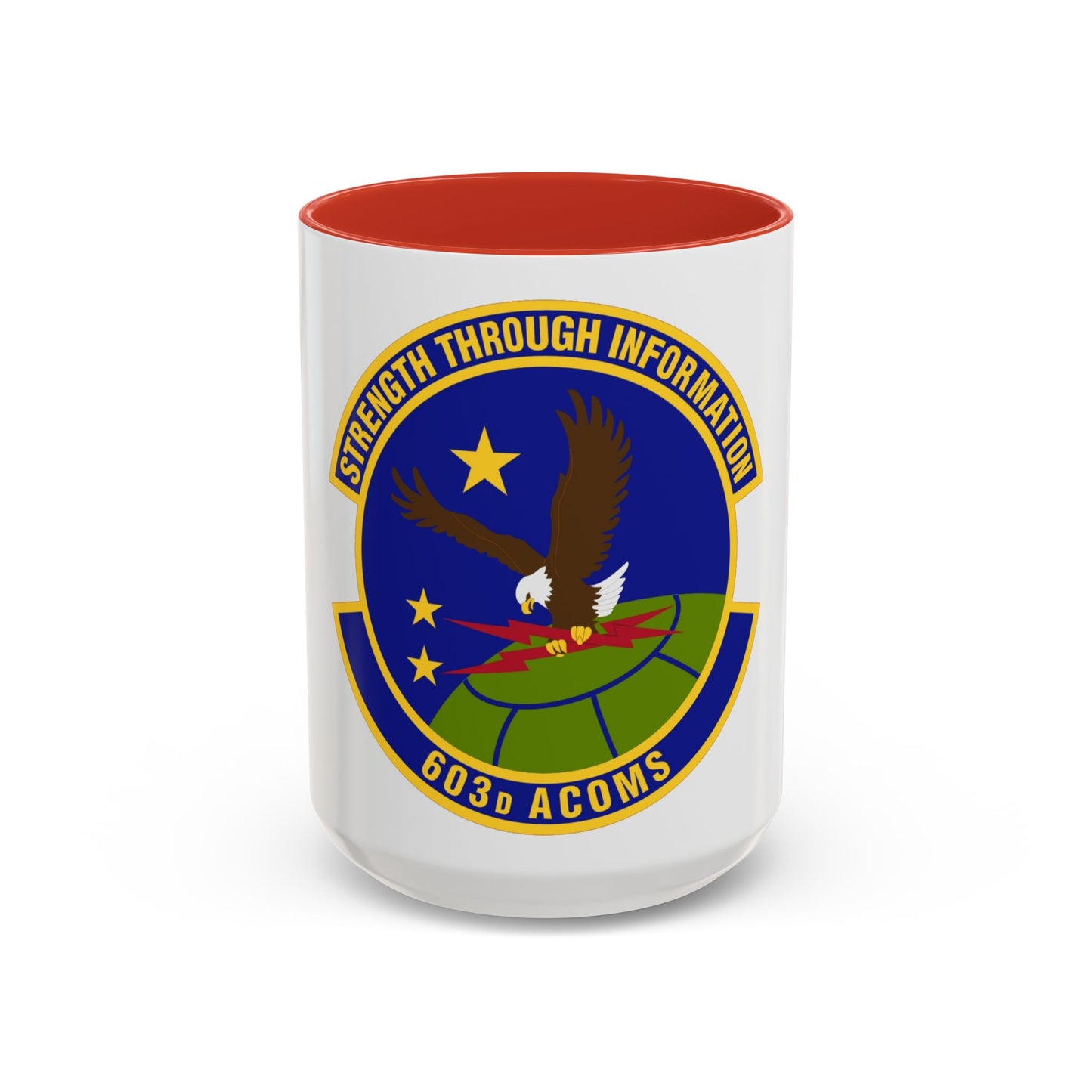 603d Air Communications Squadron (U.S. Air Force) Accent Coffee Mug