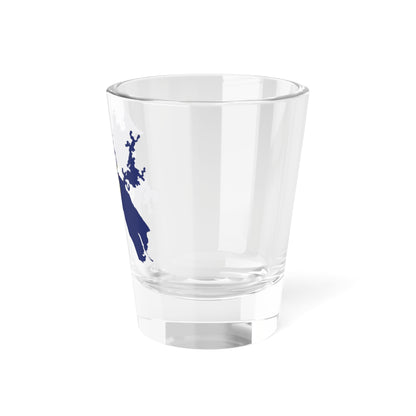 Flag Map of the Panama Canal Zone 1903-1979 (Panama) Shot Glass 1.5oz