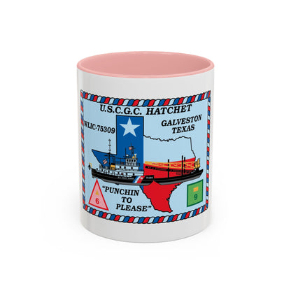 USCGC Hatchet WLIC 75309 (U.S. Coast Guard) Accent Coffee Mug