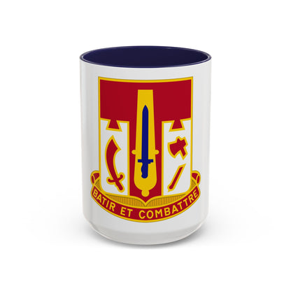 682 Engineer Battalion (U.S. Army) Accent Coffee Mug