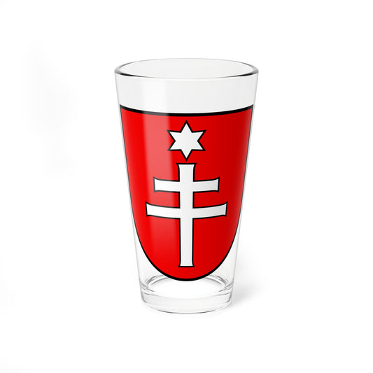 Coat of arms of Wallbach AG (Switzerland) (Coat of Arms) Pint Glass 16oz