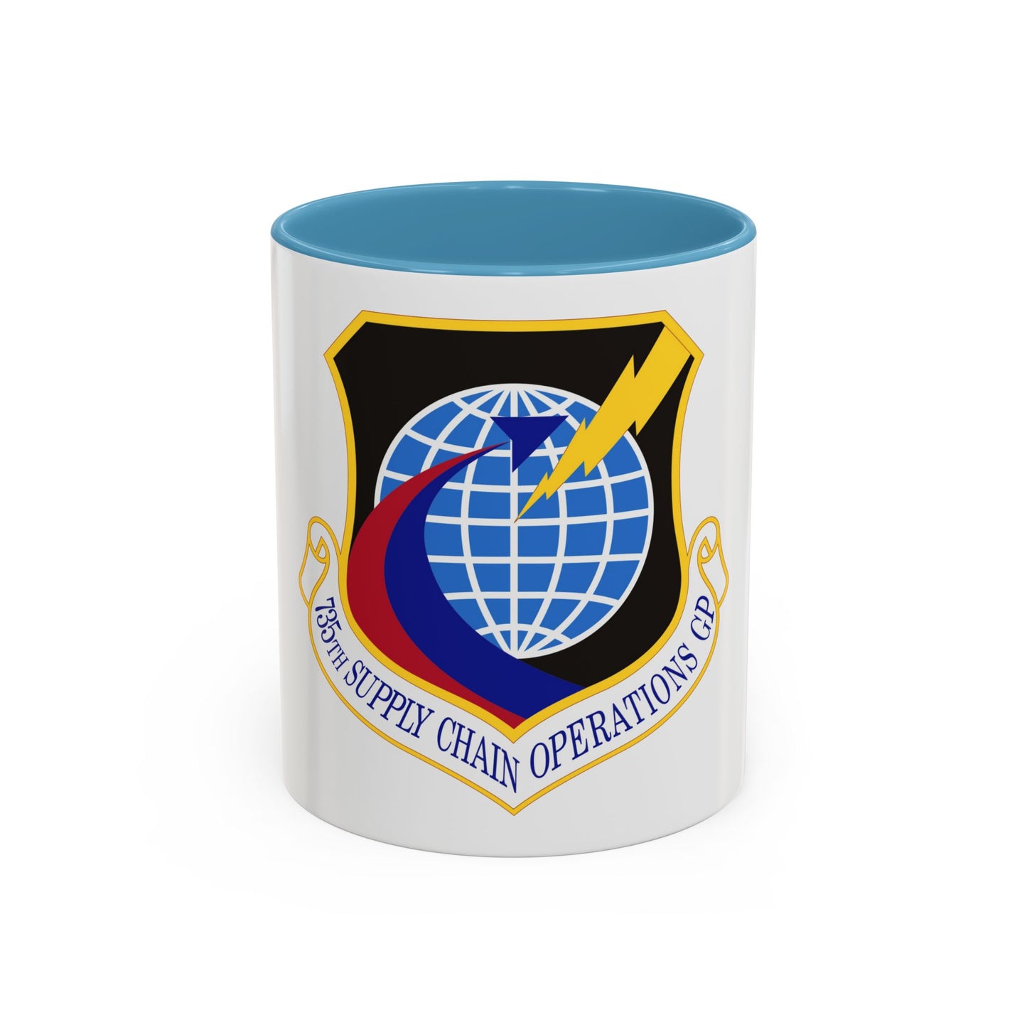 735th Supply Chain Operations Group (U.S. Air Force) Accent Coffee Mug