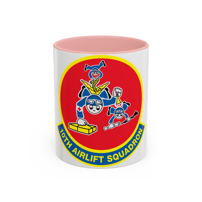 10th Airlift Squadron (U.S. Air Force) Accent Coffee Mug