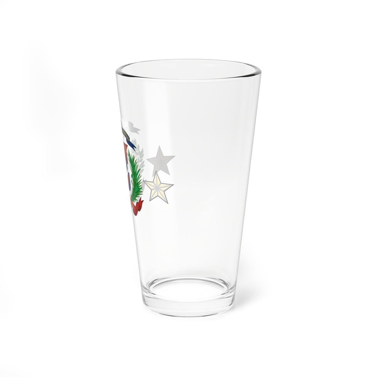 Dominican Republics Military Major General and Vice Admiral Rank Insignia (Military Rank) Pint Glass 16oz