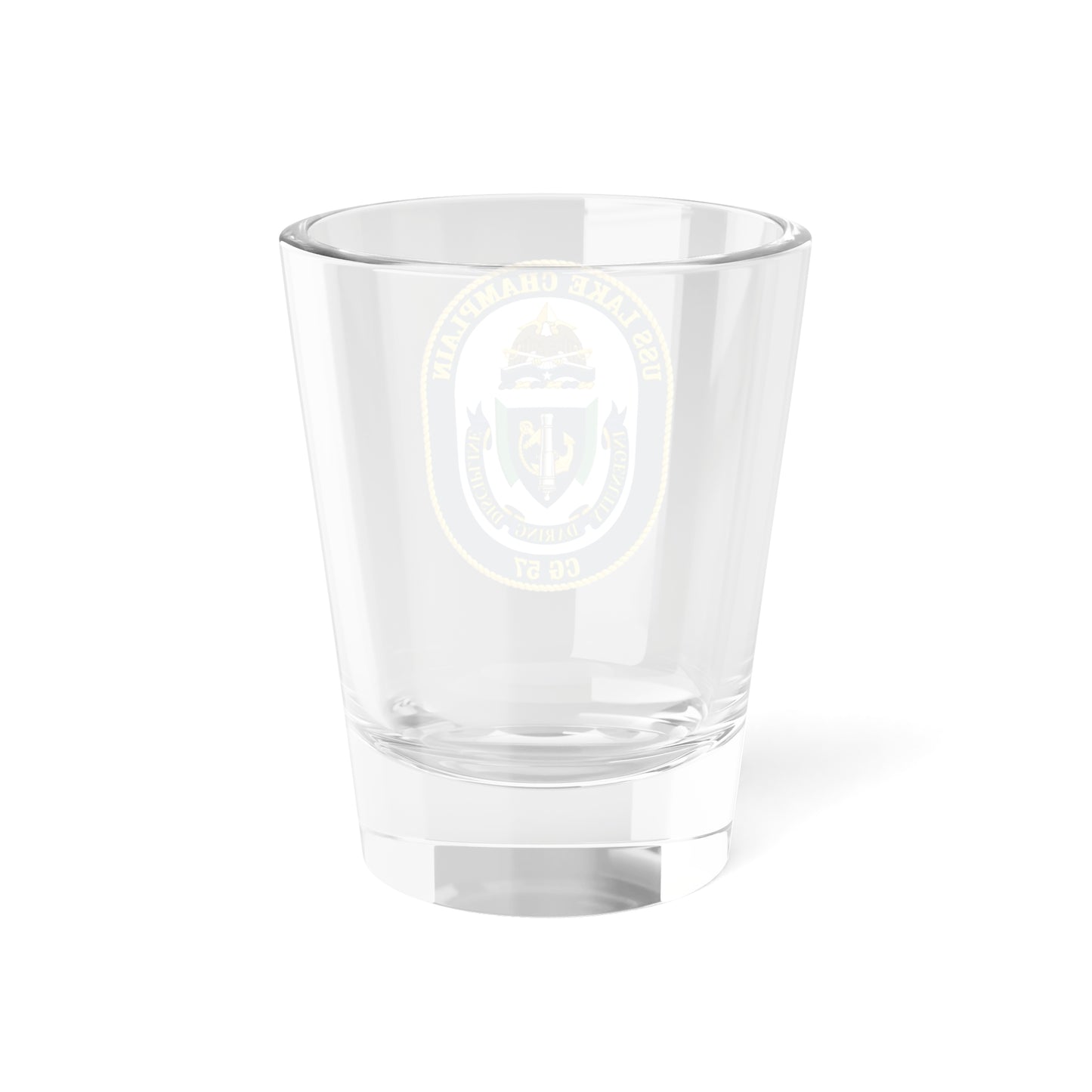 Verre à liqueur USS Lake Champlan CG 57 Crest (US Navy) 1,5 oz