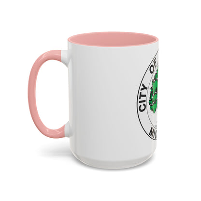 Seal of Ann Arbor Michigan - Accent Coffee Mug