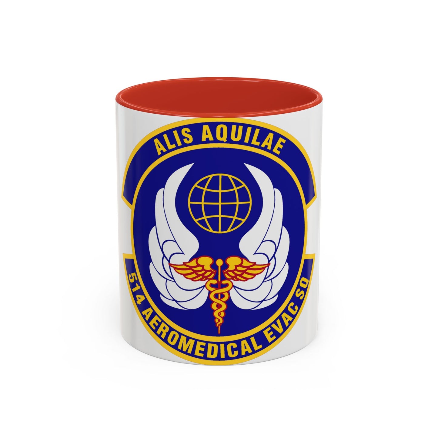 514th Aeromedical Evacuation Squadron (U.S. Air Force) Accent Coffee Mug