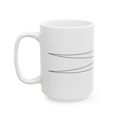 Drapeau-banniere-dragon (Belgium) White Coffee Mug
