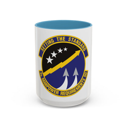 2d Manpower Requirements Squadron (U.S. Air Force) Accent Coffee Mug