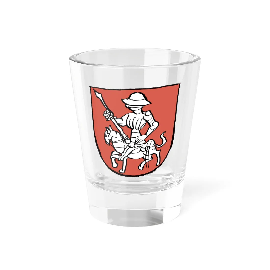 Герб Витовта с миниатюры 1443 года (Belarus) (Coat of Arms) Shot Glass 1.5oz 1.5oz - Go Mug Yourself