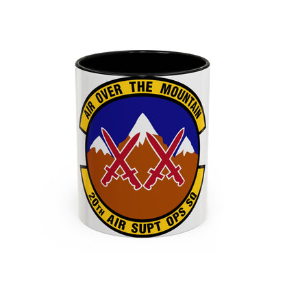 20 Air Support Operations Squadron ACC (U.S. Air Force) Accent Coffee Mug