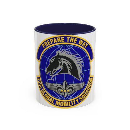 123d Global Mobility Squadron (U.S. Air Force) Accent Coffee Mug