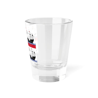 Trinity House Flag (United Kingdom) Shot Glass 1.5oz
