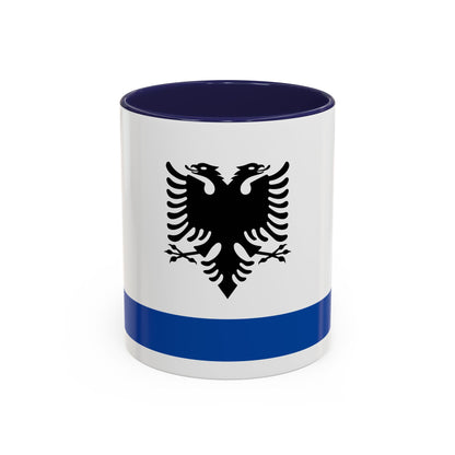 Government Ensign of Albania - Accent Coffee Mug