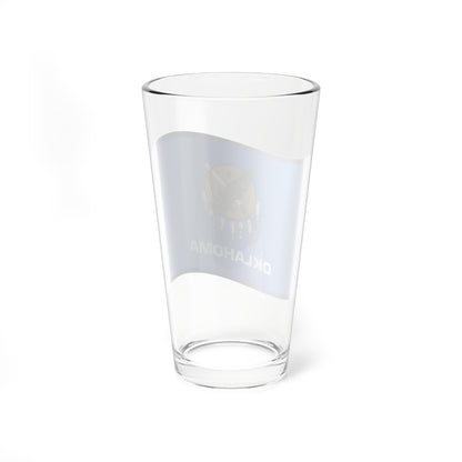 Nuvola Oklahoma flag (United States) Pint Glass 16oz
