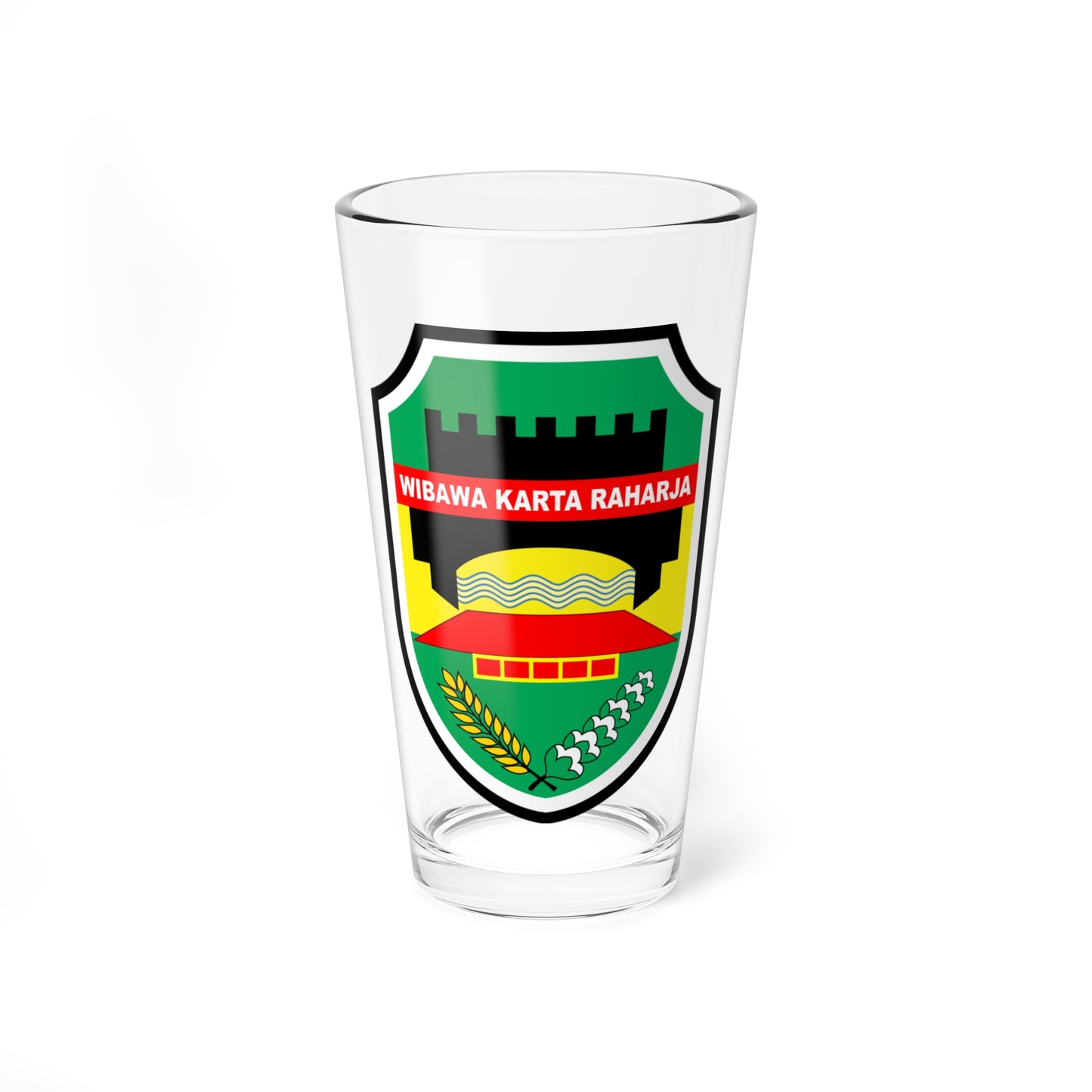 Seal of Purwakarta Regency (Indonesia) (Coat of Arms) Pint Glass 16oz
