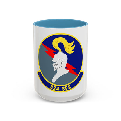 824th Security Forces Squadron (U.S. Air Force) Accent Coffee Mug