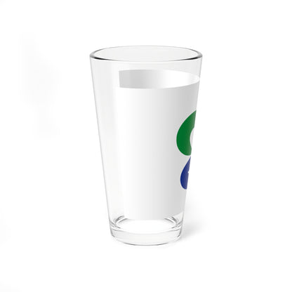 Flag of Munakata Fukuoka (Japan) Pint Glass 16oz