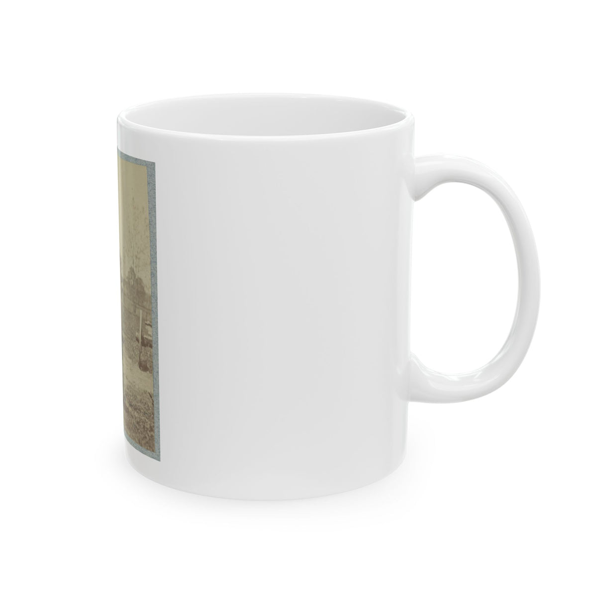 7th New York State Militia, Camp Cameron, D.C., 1861 (U.S. Civil War) White Coffee Mug