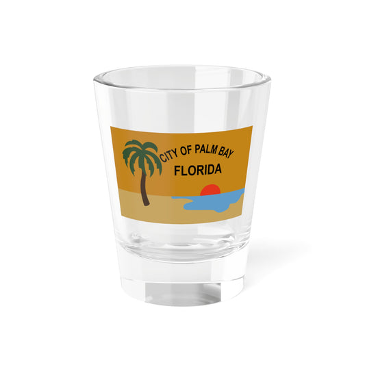 Flag of Palm Bay Florida (United States) Shot Glass 1.5oz