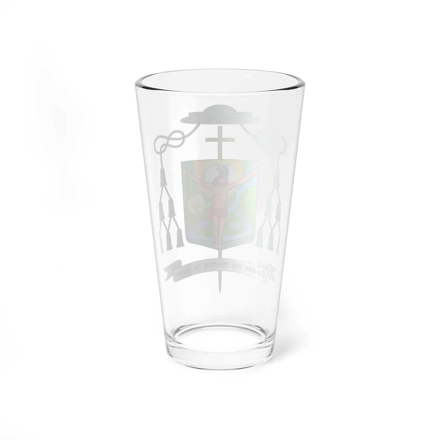 Escudo de Adolfo Zon Pereira (Spain) (Coat of Arms) Pint Glass 16oz