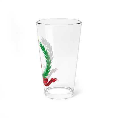 Emblem of the Former Cavalry Regiment Almansa (Spain) (Coat of Arms) Pint Glass 16oz