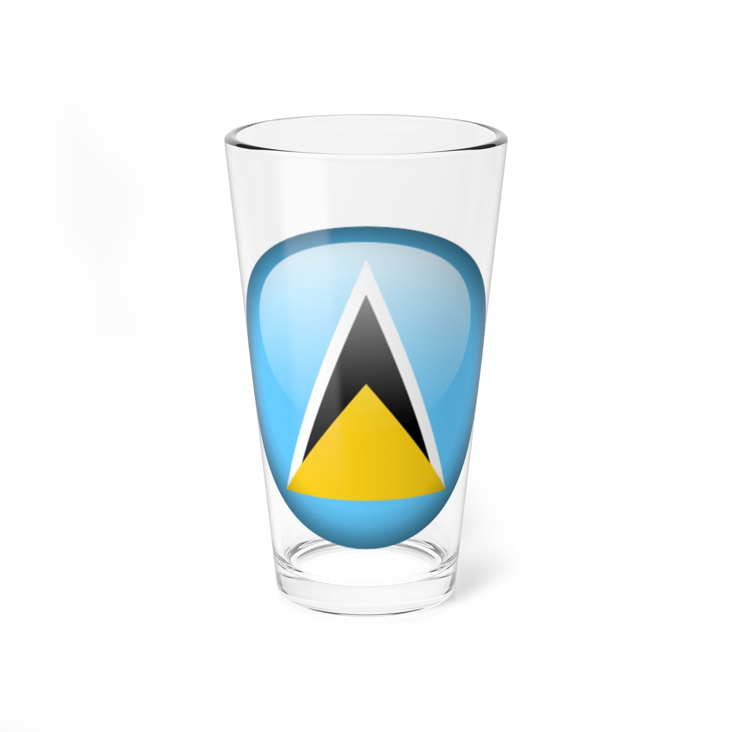 Flag orb Saint Lucia (Saint Lucia) Pint Glass 16oz