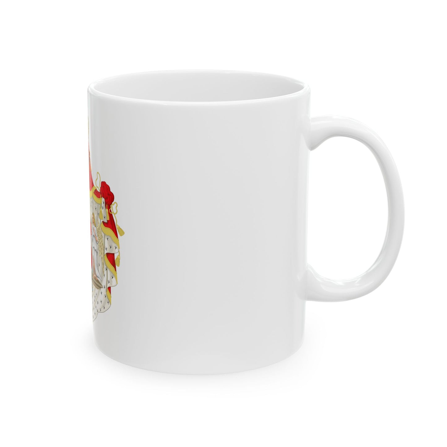 Grand Coat of Arms of Duchy of Warsaw - White Coffee Mug