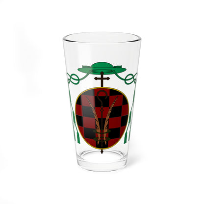Escudo de la Diócesis de Alcalá (Spain) (Coat of Arms) Pint Glass 16oz