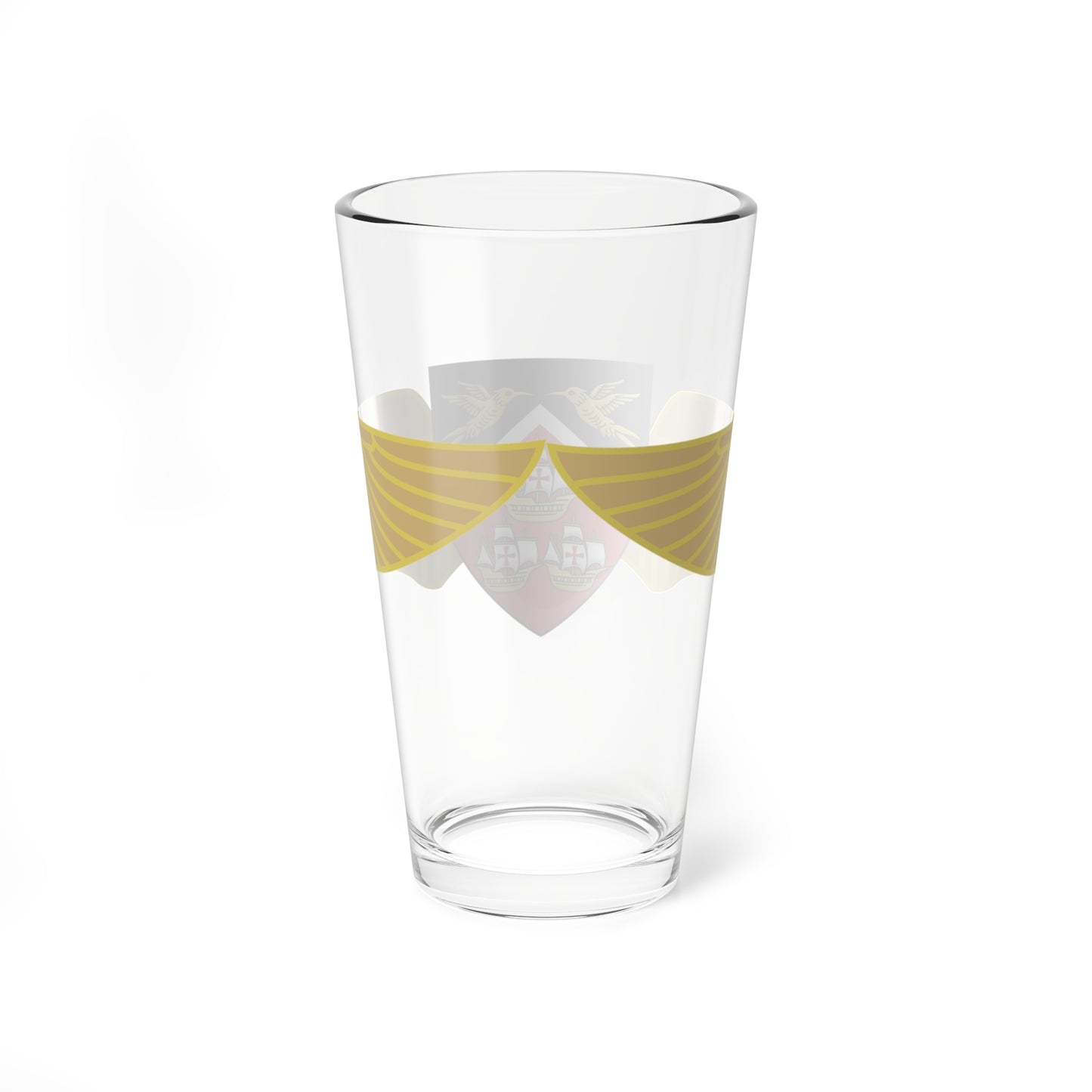 Trinadad and Tabago air wing roundel (Trinidad and Tobago) (Coat of Arms) Pint Glass 16oz